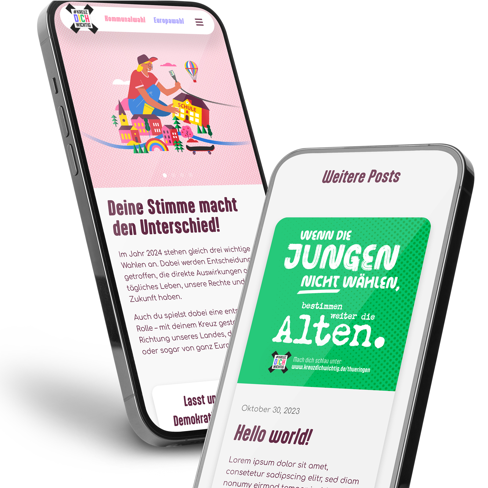 Website TMBJS Erstwählerkampagne Ankreuzen